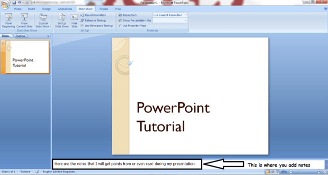 PowerPoint Slides: Add Notes Your Audience Won't See • NGScholars