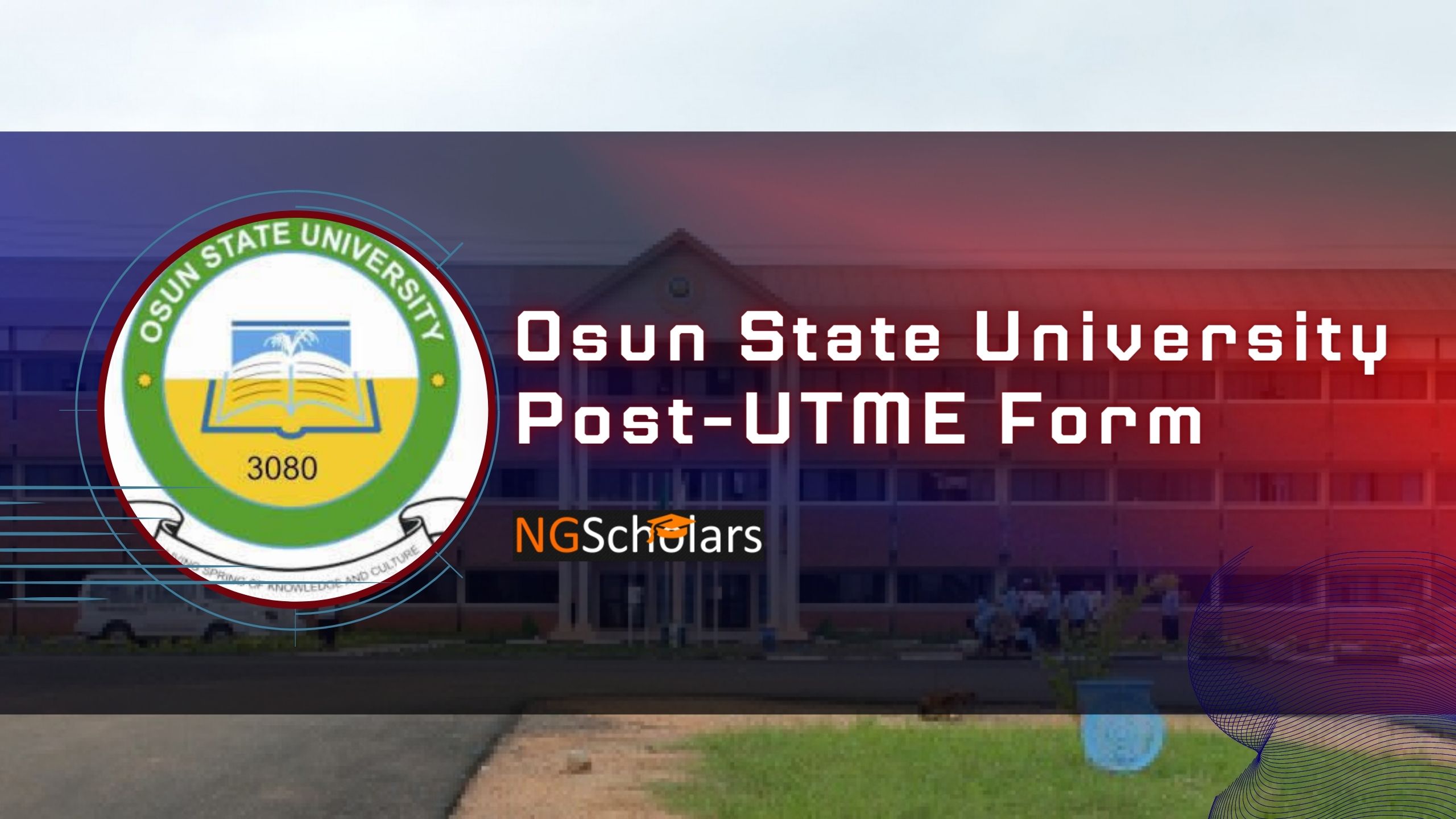 UNIOSUN Post UTME Form Direct Entry Screening 2023 2024