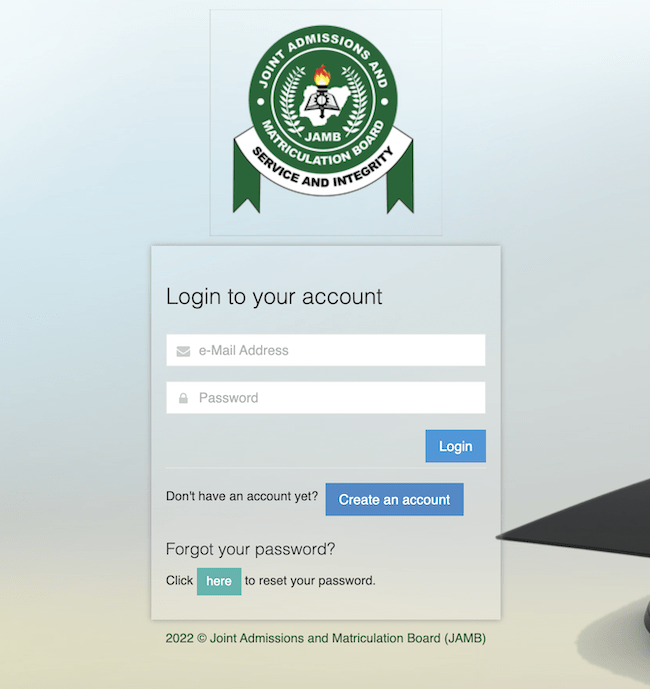 JAMB Change of Course, Institution 2023/2024 (Data Correction)
