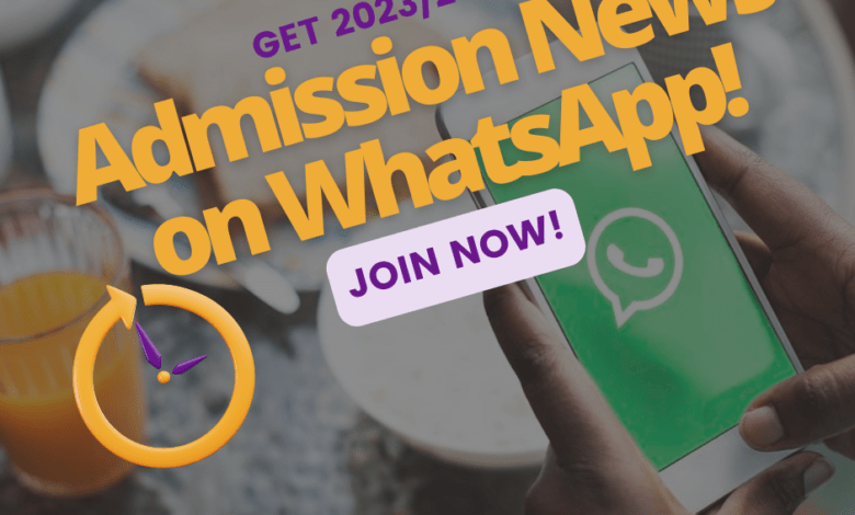 Admission News WhatsApp
